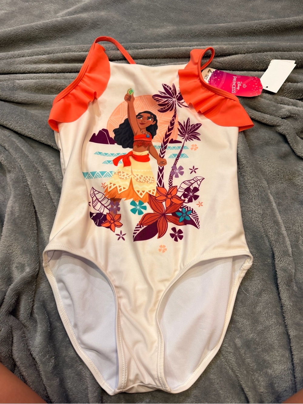 Disney’s moana girls sz 9/10 one piece swimsuit nwt
